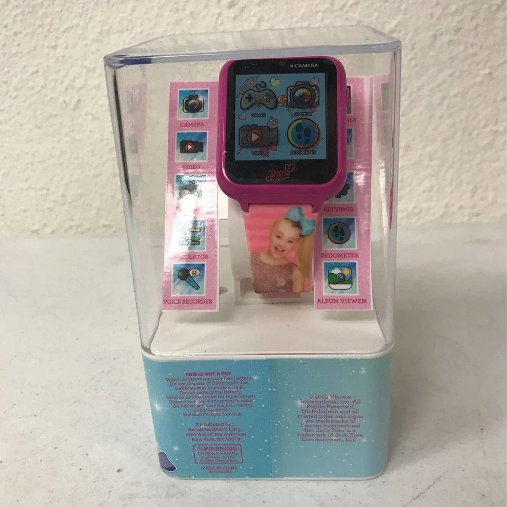 JoJo Siwa Pink Touchscreen Interactive Smart Watch Model JOJ4128AZ - Picture 4 of 9